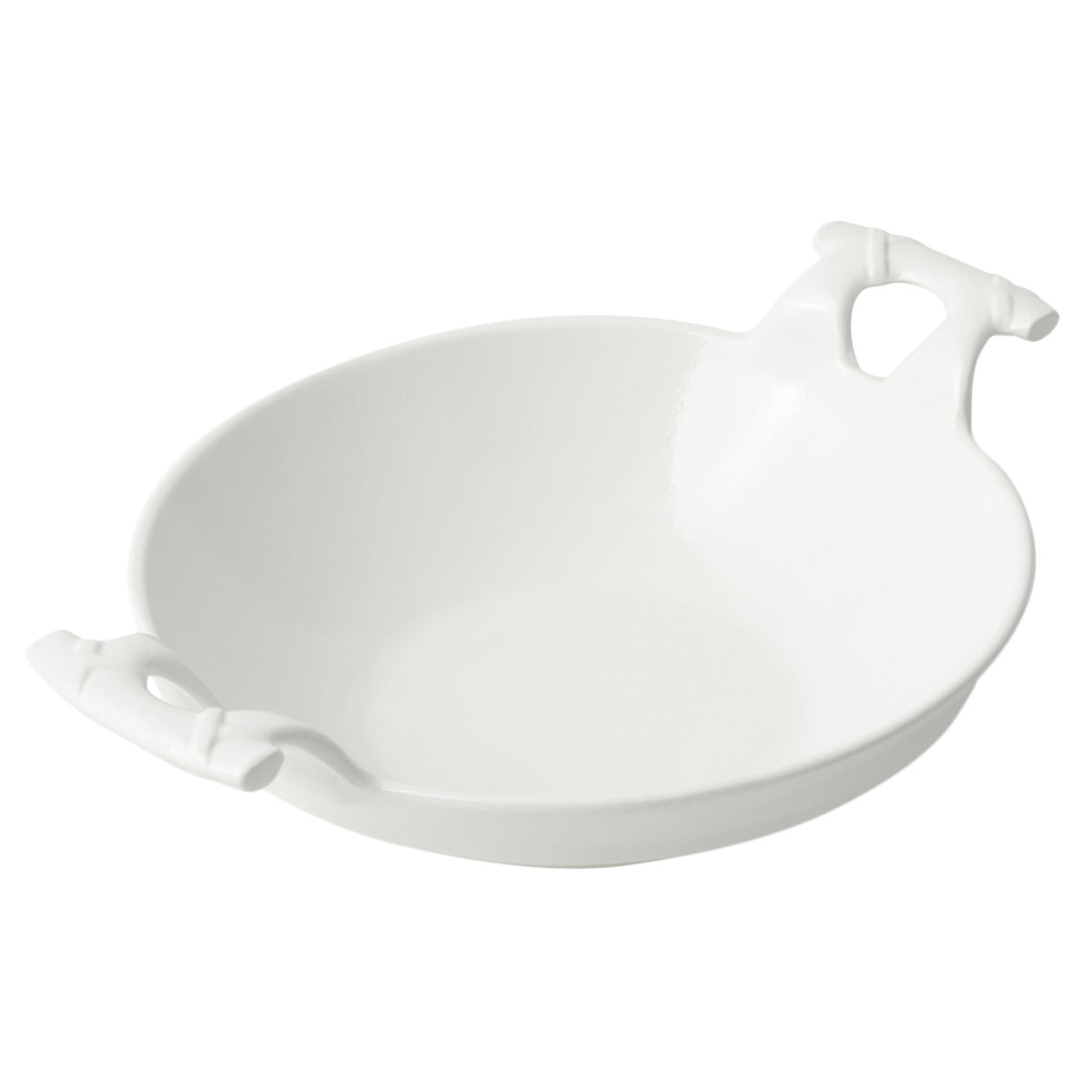 Bon Chef Cast Aluminum Wok, 3.5 qt. - White