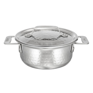 Bon Chef Stainless Steel Wall Bowl, Silver - 1.25 qt.