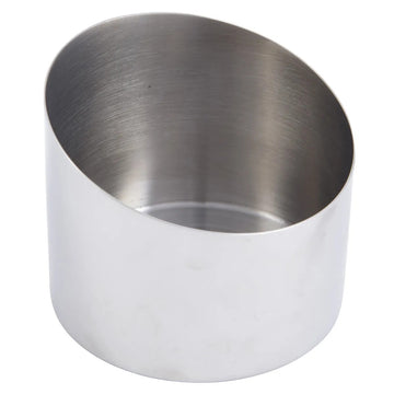 Bon Chef 61323 Milan Stainless Steel Sugar Caddy, 4" Diameter, White - Default Title