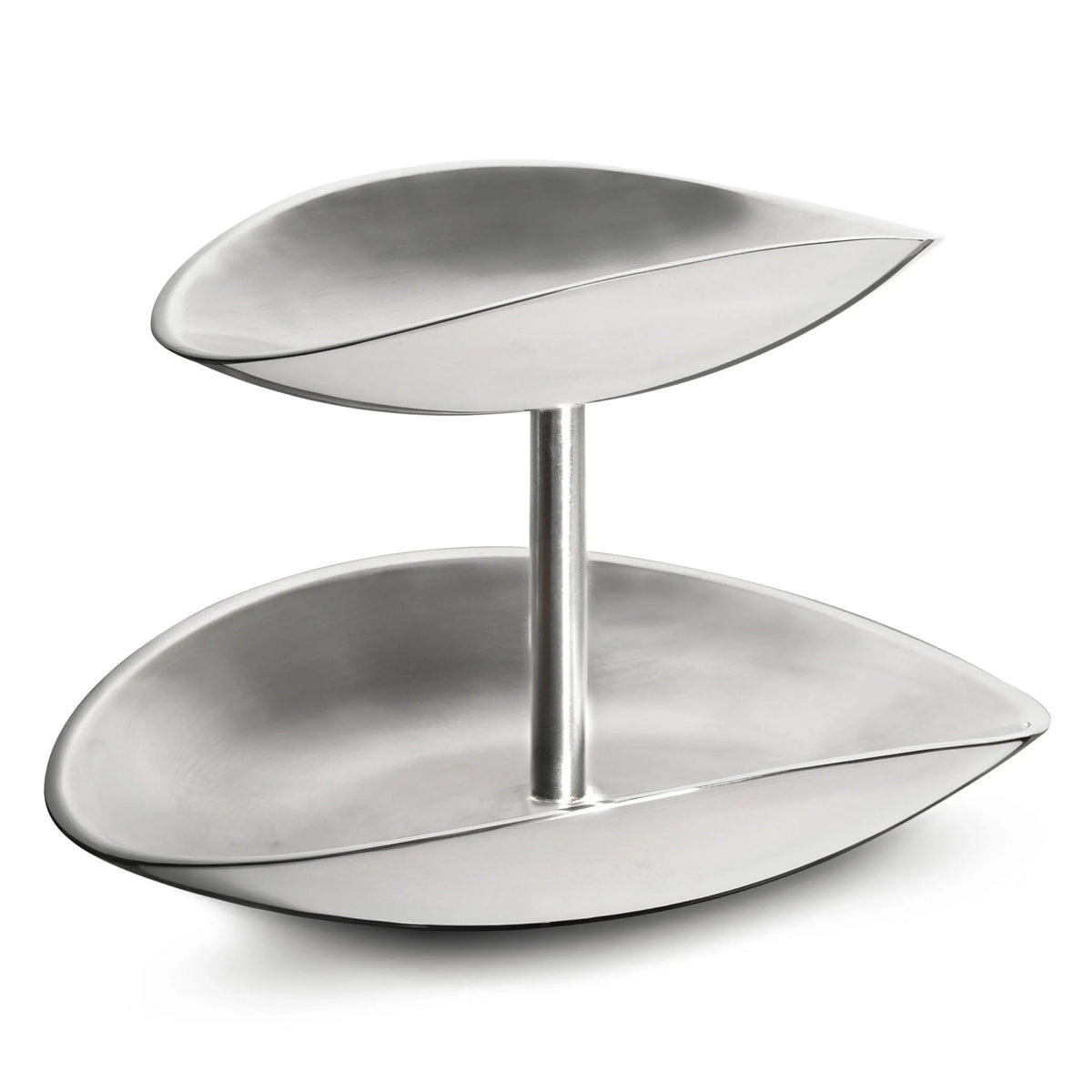 Bon Chef Stainless Steel Platter, Silver - 13 1/2"