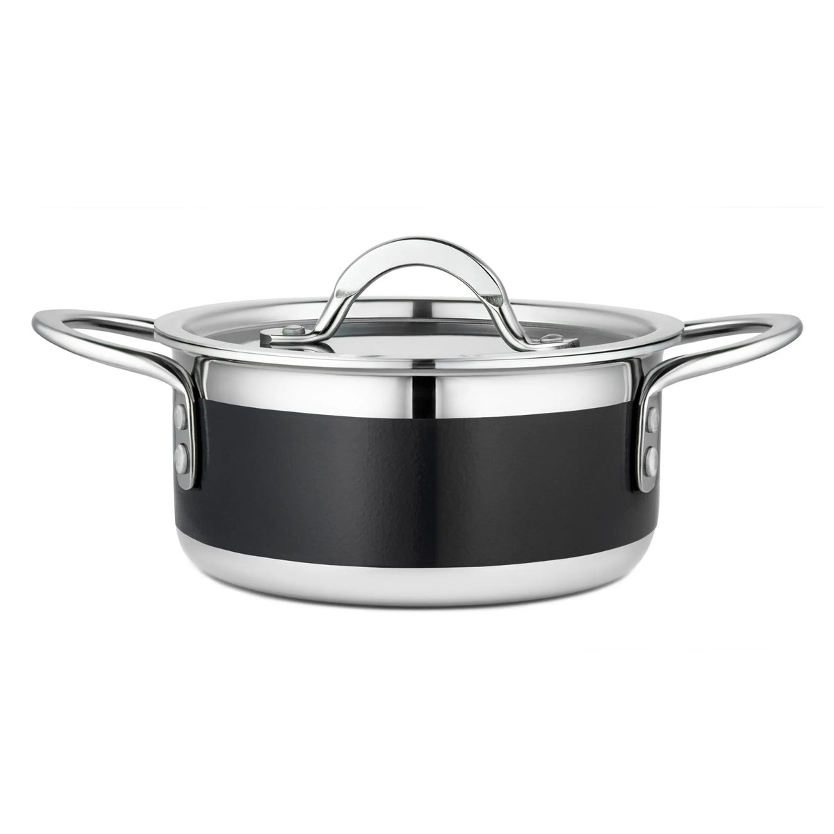 Bon Chef 71299-CF2 Country French X Pot, 1.7 qt. - Black