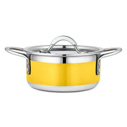 Bon Chef 71299-CF2 Country French X Pot, 1.7 qt. - Yellow