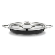 Bon Chef 71305-CF2 Country French X Stainless Steel Pan Skillet, 2.38 qt. - Black
