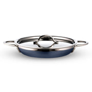 Bon Chef 71305-CF2 Country French X Stainless Steel Pan Skillet, 2.38 qt. - Blue