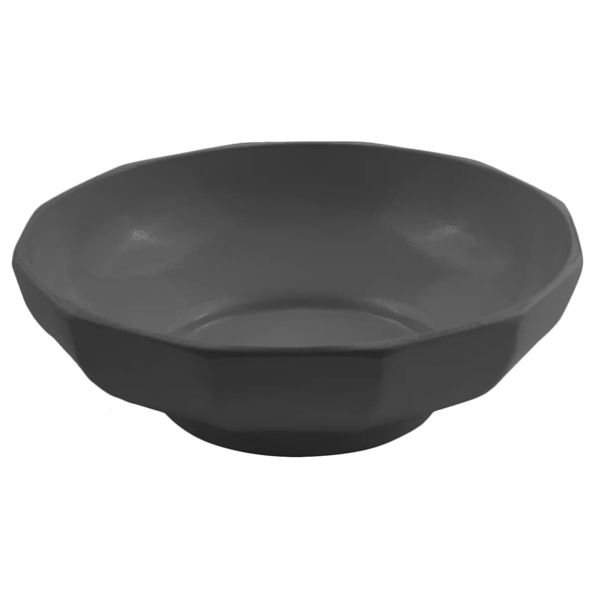 Bon Chef 9093BLK Aluminum Serving Bowl, 12 qt., Black - Default Title