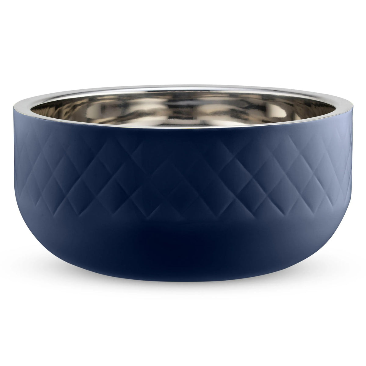 Bon Chef Stainless Steel Bowl, 13 7/8" Diameter - 10.10 Cobalt Blue