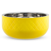 Bon Chef Stainless Steel Bowl, 13 7/8" Diameter - 10.10 Yellow