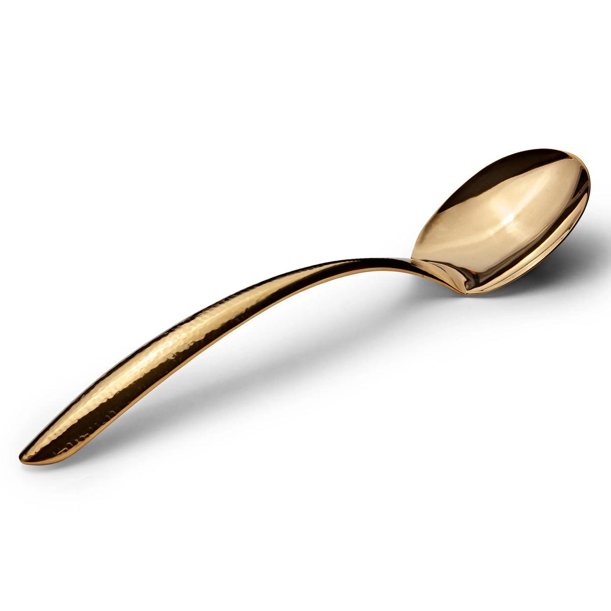 Bon Chef EZ-Use Serving Fork - 13 1/2" / Hammered Solid