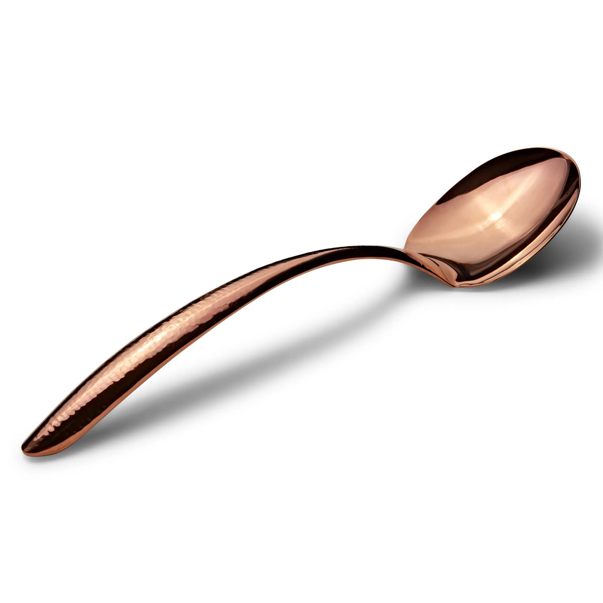 Bon Chef EZ-Use Serving Fork - 13 1/2" / Hammered Solid