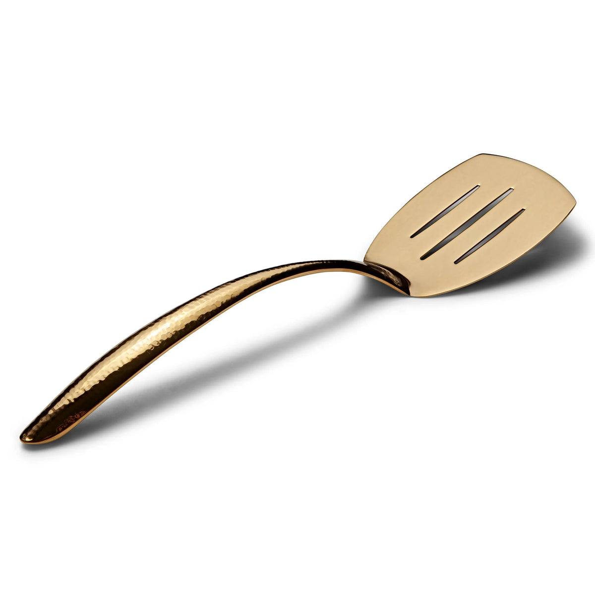 Bon Chef EZ-Use Serving Fork - 14 3/4" / Hammered Slotted