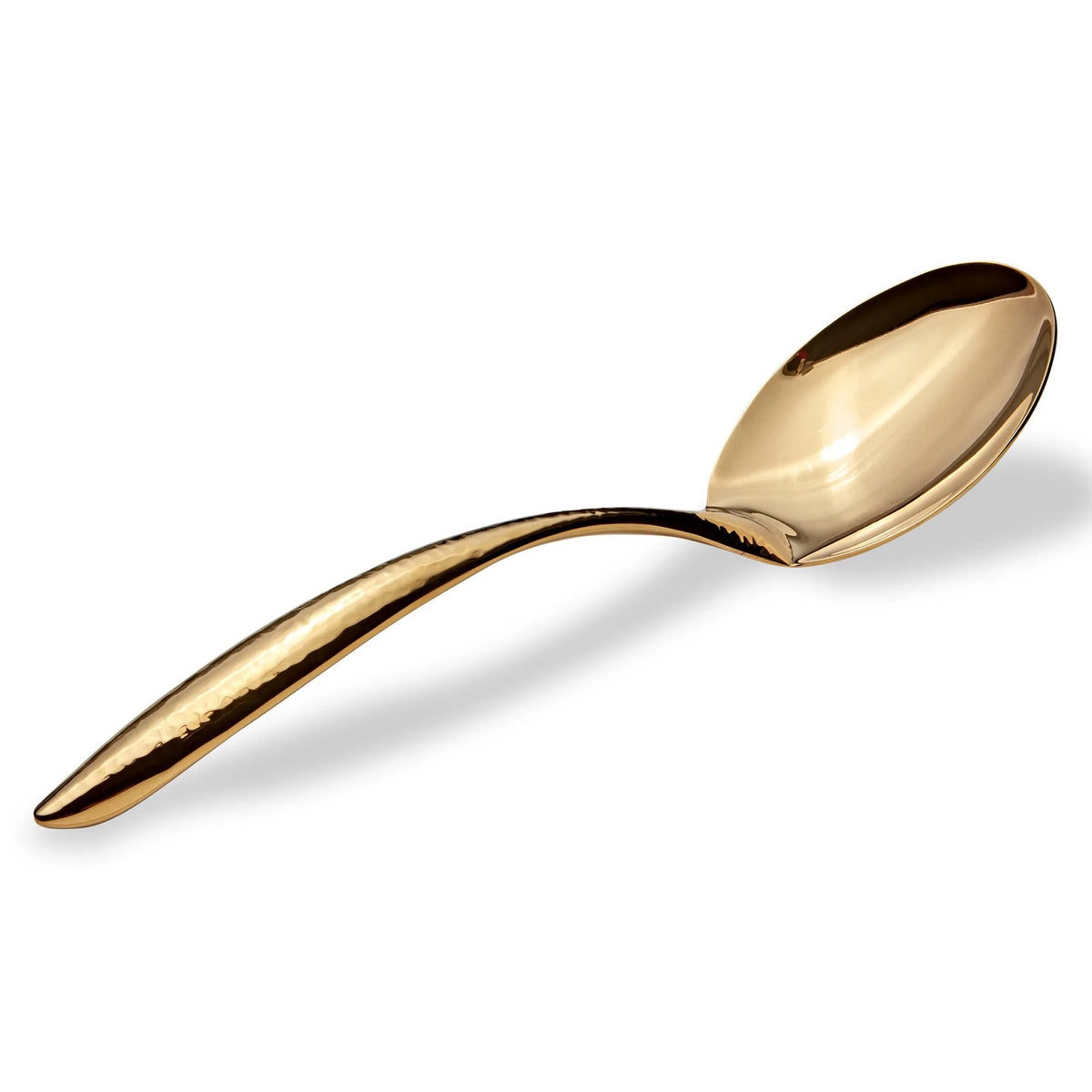 Bon Chef EZ-Use Serving Fork - 9 3/4" / Hammered Solid