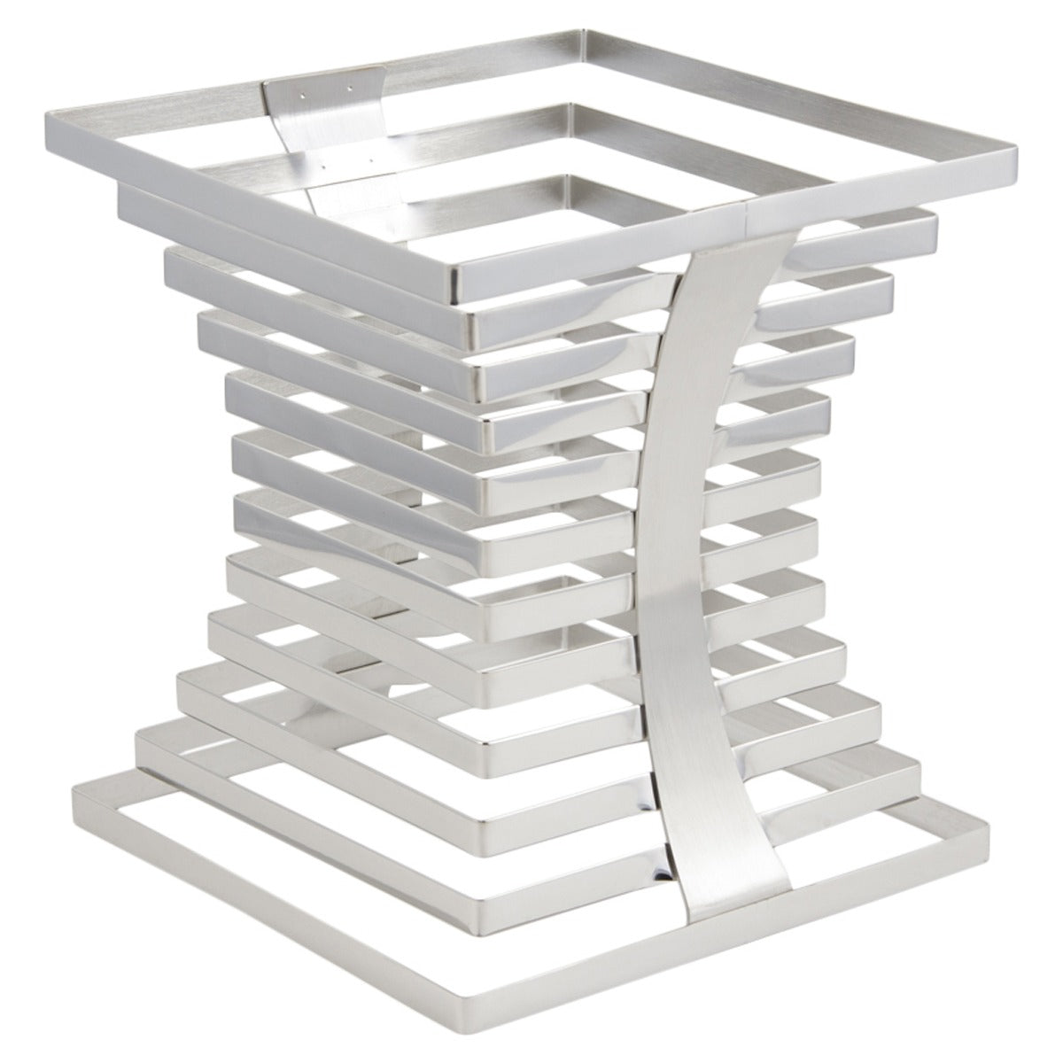 Bon Chef Stainless Steel Riser Display, 10" x 10", Silver - photo 2
