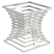 Bon Chef Stainless Steel Riser Display, 10" x 10", Silver - 10 3/4"