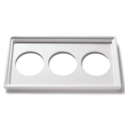 Bon Chef EZ-13-1 Cast Aluminum Adapter Plate, 6 11/16" x 12 1/8" - Silver