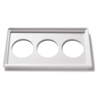 Bon Chef EZ-13-1 Cast Aluminum Adapter Plate, 6 11/16" x 12 1/8" - Black
