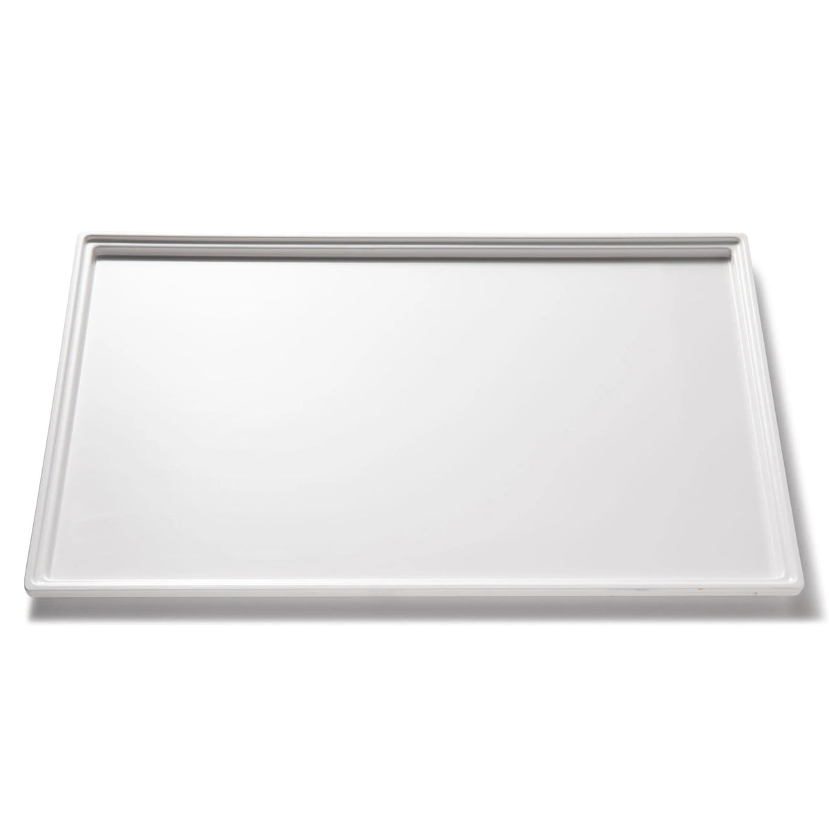 Bon Chef M-EZ EZ-Fit Melamine Food Tile, 12" Long, White - Full Size