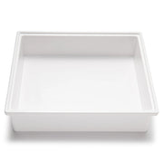 Bon Chef M-EZ-12 EZ-Fit Melamine Food Pan, 1/2 Size, White - 5 qt.