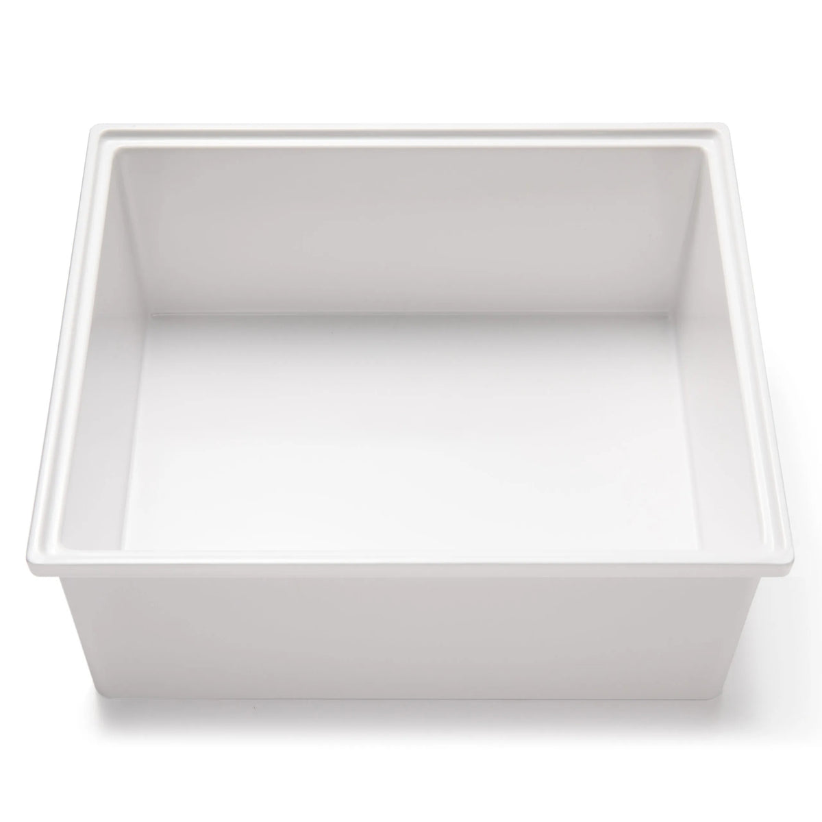 Bon Chef M-EZ-12 EZ-Fit Melamine Food Pan, 1/2 Size, White - 8 qt.