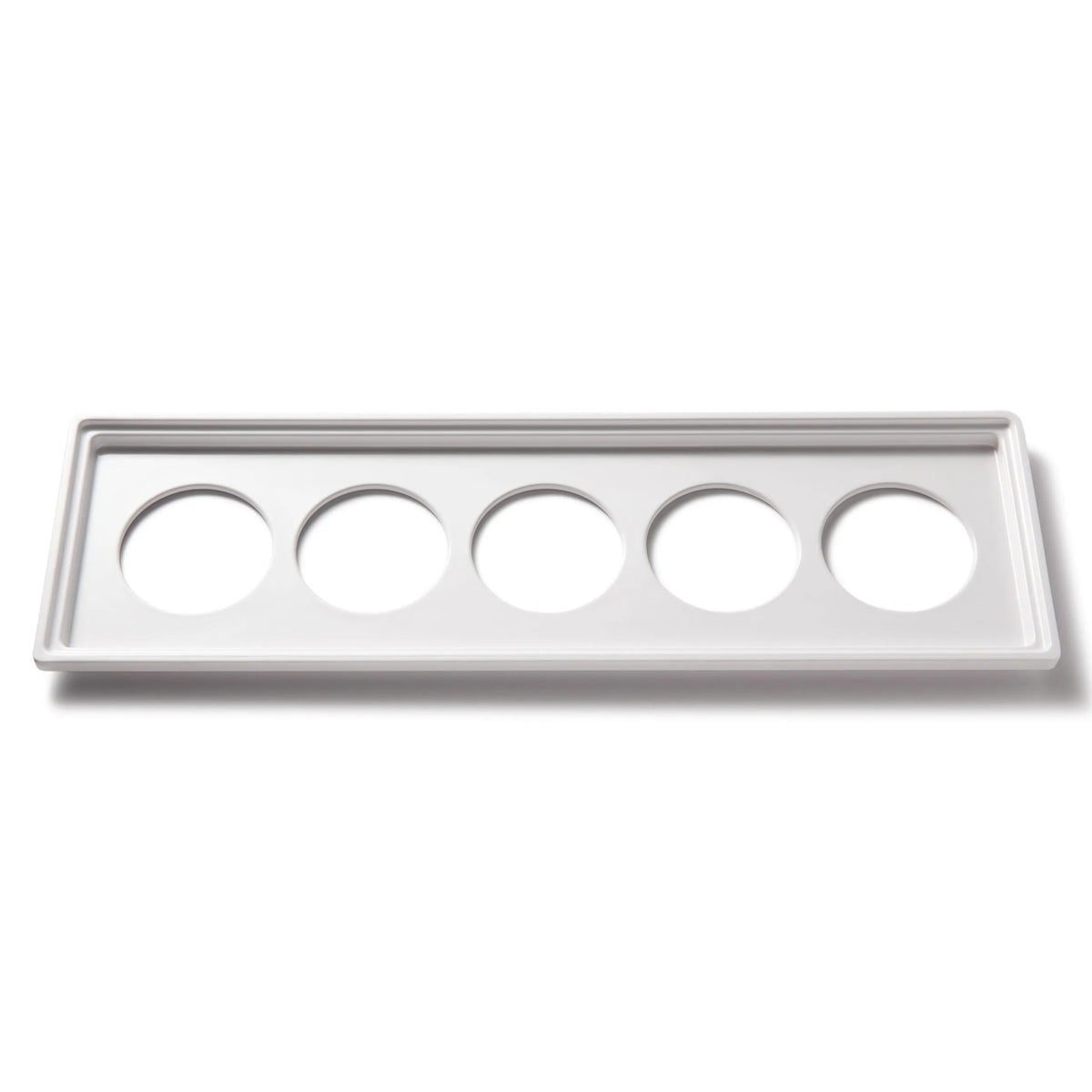 Bon Chef M-EZ-12L-1 EZ-Fit Melamine Food Tile, 1/2 Size Long, White - M-EZ-12L-1