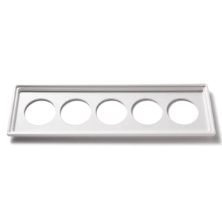 Bon Chef M-EZ-12L-1 EZ-Fit Melamine Food Tile, 1/2 Size Long, White - M-EZ-12L-1