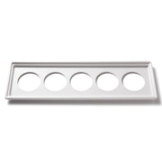 Bon Chef M-EZ-12L-1 EZ-Fit Melamine Food Tile, 1/2 Size Long, White - M-EZ-12L-1-SD
