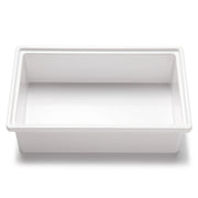 Bon Chef M-EZ-14 EZ-Fit Melamine Food Pan, 1/4 Size, White - 2 qt.