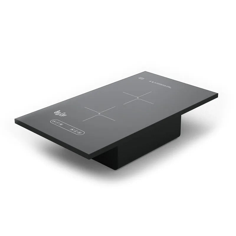 Bon Chef NX-14-DI-B Nexus Anodized Aluminum Table Top, 2 Warmers, 120V - Default Title