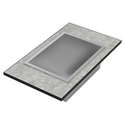 Bon Chef NX-14-IS Nexus Anodized Aluminum Drop-In Cold Food Well, 1/4 Size - Black Gray
