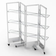 Bon Chef NX-BB Nexus Bar Display, 63" Wide - Silver
