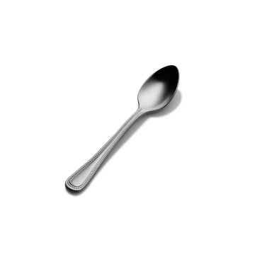 Bon Chef Sombrero Stainless Steel Teaspoon, Silver, 12/Case - 4 11/16" 18/10 Weight Demitasse Spoon