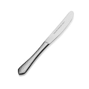 Bon Chef Reflections Stainless Steel Teaspoon, Silver, 12/Case - 6 15/16" 13/0 European Size Solid Handle Butter Knife