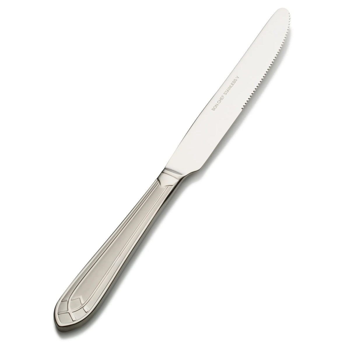 Bon Chef Viva Stainless Steel Teaspoon, Silver, 12/Case - 9 13/16"