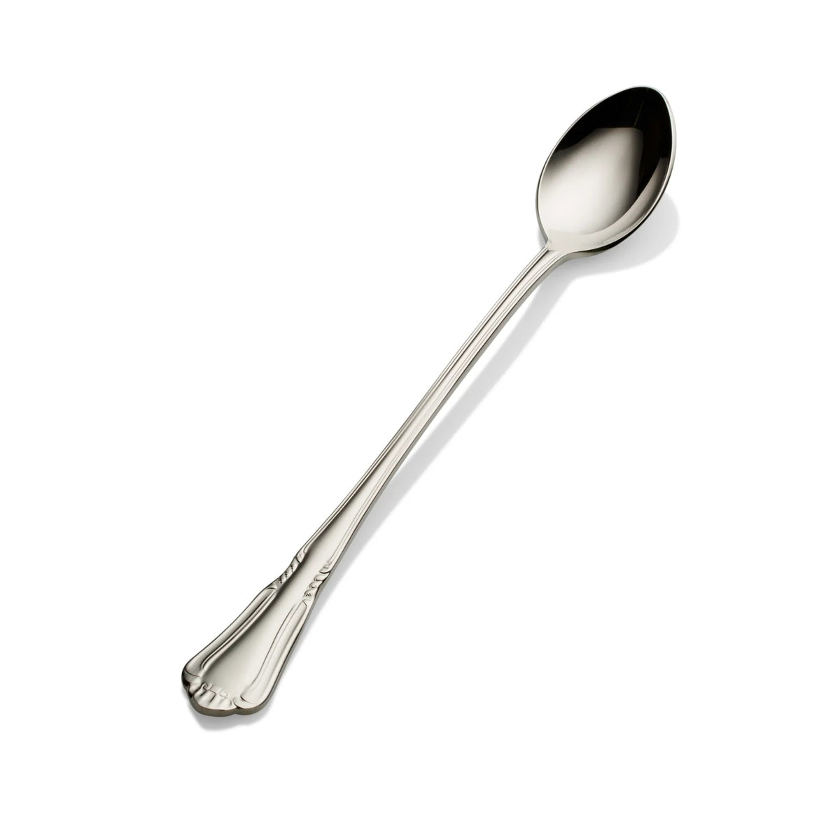 Bon Chef Sorento Stainless Steel Teaspoon, Silver, 12/Case - 7 3/4" 18/10 Iced Tea Spoon
