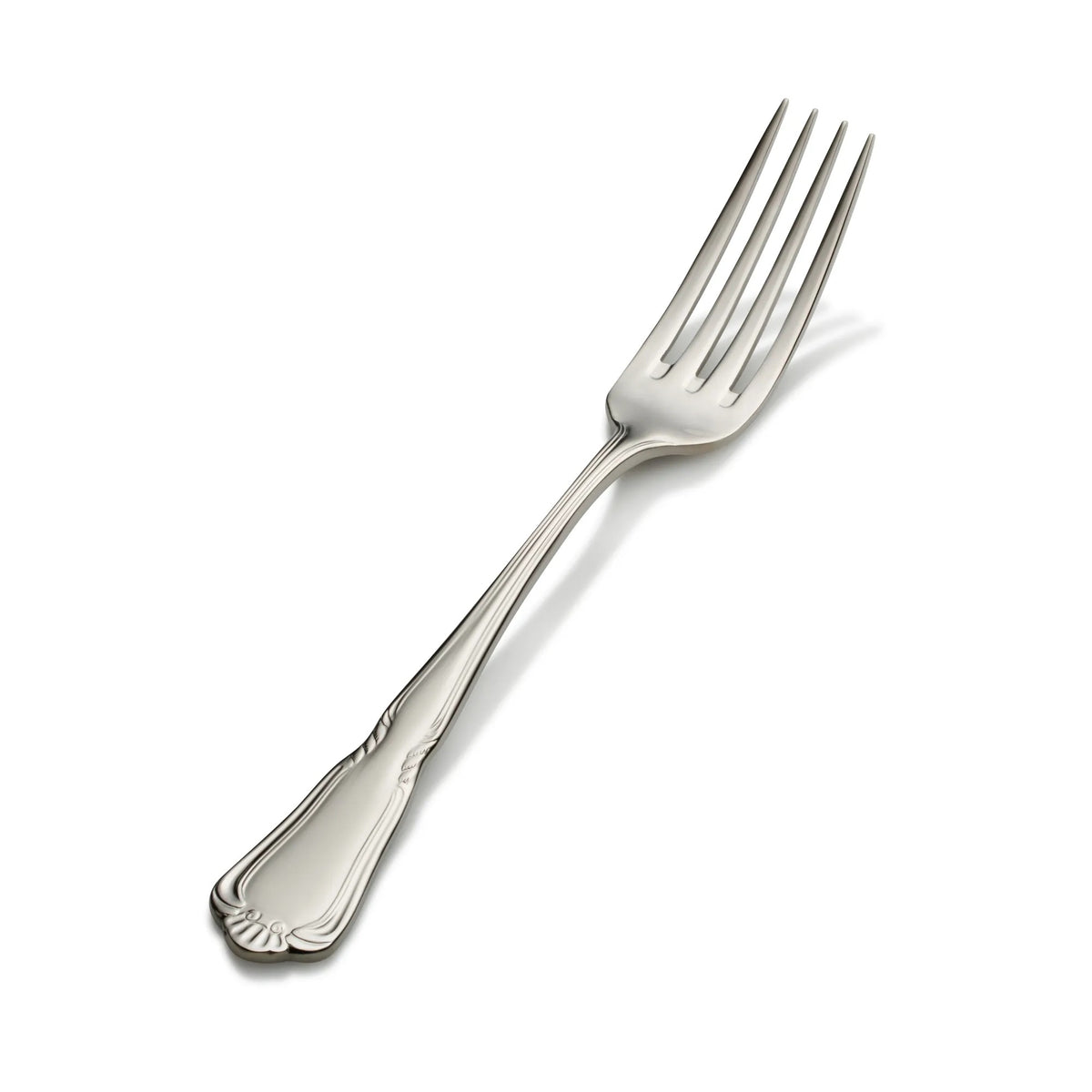 Bon Chef Sorento Stainless Steel Teaspoon, Silver, 12/Case - 7 3/4" 18/10 Dinner Fork