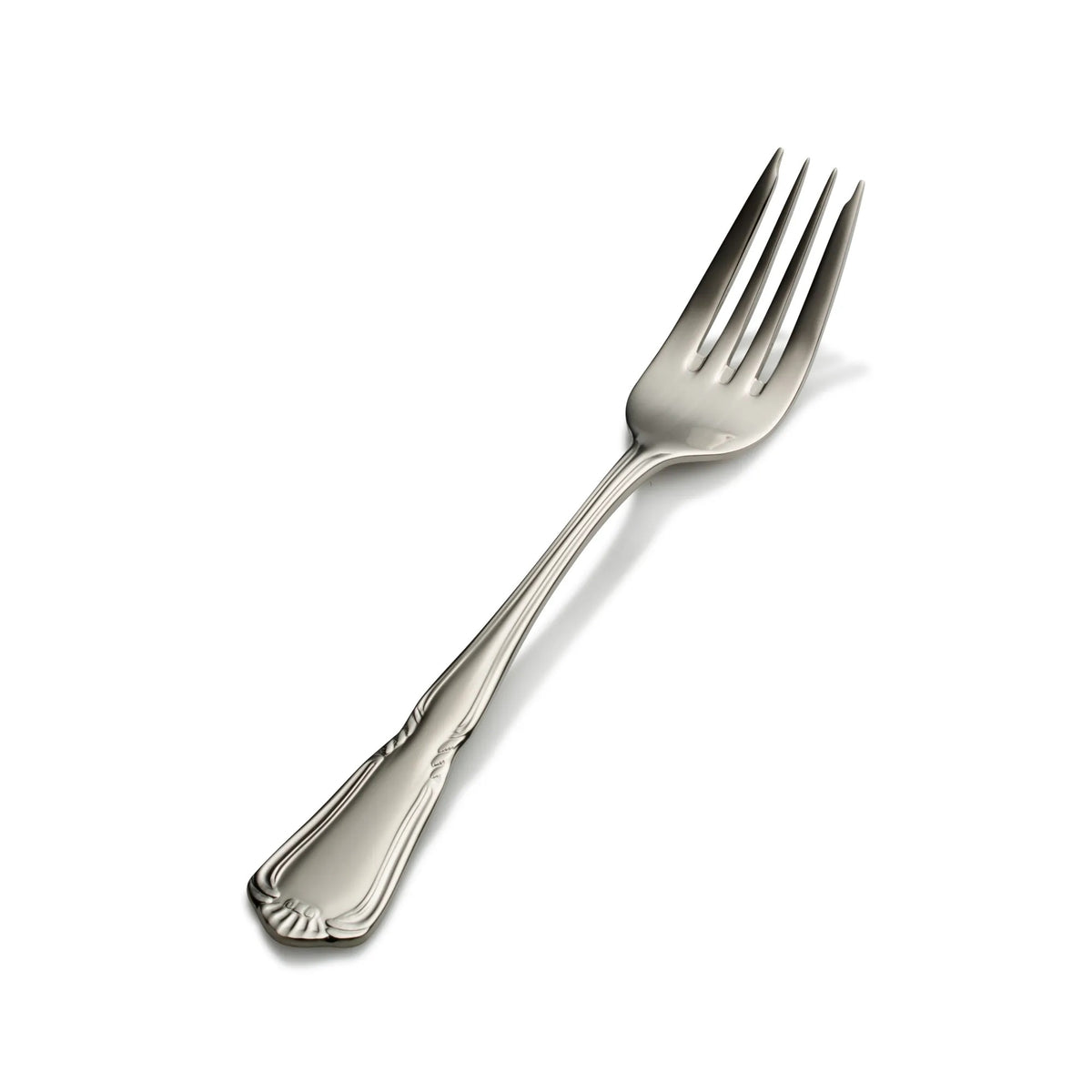 Bon Chef Sorento Stainless Steel Teaspoon, Silver, 12/Case - 7 3/8" 18/10 Salad Dessert Fork