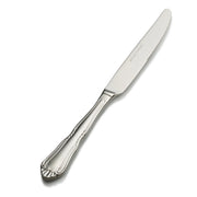 Bon Chef Sorento Stainless Steel Teaspoon, Silver, 12/Case - 9 7/8" 13/0 European Solid Handle Dinner Knife