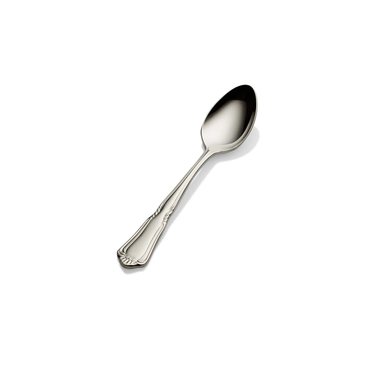 Bon Chef Sorento Stainless Steel Teaspoon, Silver, 12/Case - 5" 18/10 Demitasse Spoon