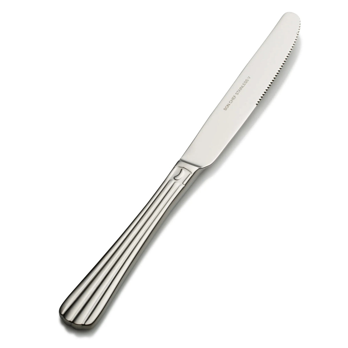 Bon Chef Britany Stainless Steel Teaspoon, Silver, 12/Case - 9 7/8"
