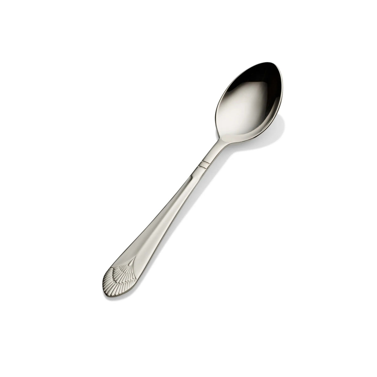 Bon Chef Nile Stainless Steel Teaspoon, Silver, 12/Case - 6 5/16" 18/10 Extra Heavy Weight Teaspoon