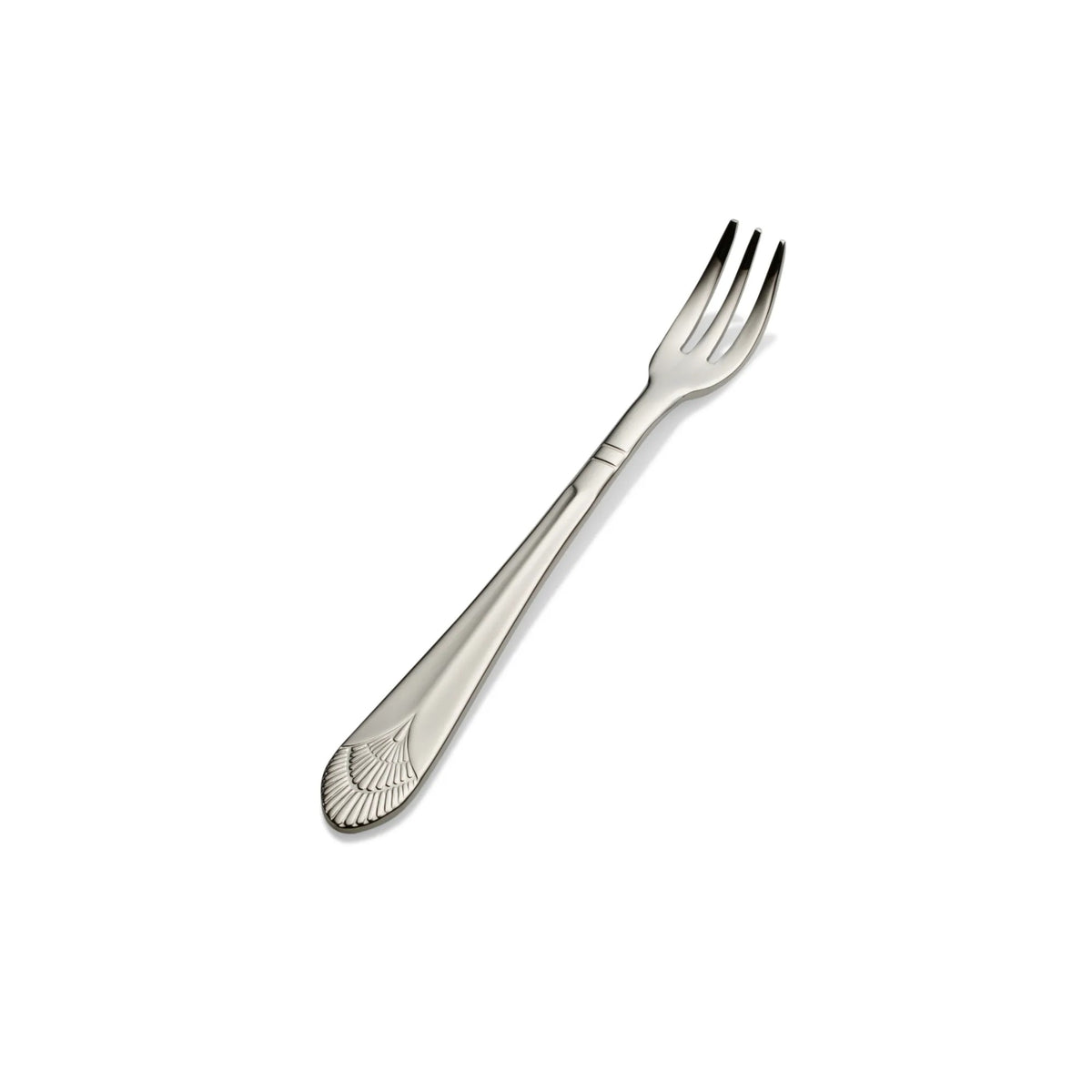 Bon Chef Nile Stainless Steel Teaspoon, Silver, 12/Case - 5 3/4" 18/10 Oyster Cocktail Fork