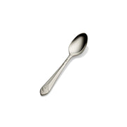 Bon Chef Nile Stainless Steel Teaspoon, Silver, 12/Case - 4 15/16" 18/10 Extra Heavy Weight Demitasse Spoon