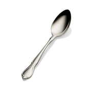 Bon Chef Queen Anne Stainless Steel Teaspoon, Silver, 12/Case - 7 5/8" 18/10 Extra Heavy Weight Soup Dessert Spoon