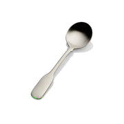 Bon Chef Liberty Stainless Steel Teaspoon, Silver, 12/Case - 6 1/4" 18/10 Extra Heavy Weight Bouillon Spoon