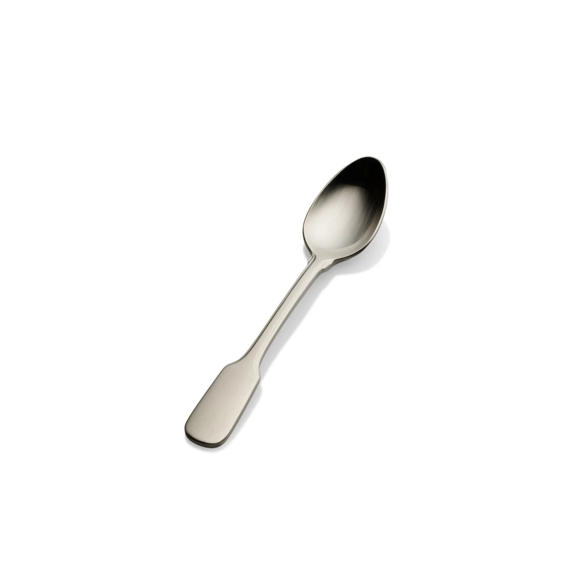 Bon Chef Liberty Stainless Steel Teaspoon, Silver, 12/Case - 5" 18/10 Extra Heavy Weight Demitasse Spoon