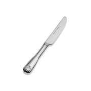 Bon Chef Shell Stainless Steel Teaspoon, Silver, 12/Case - 7" 13/0 European Size Solid Handle Butter Knife