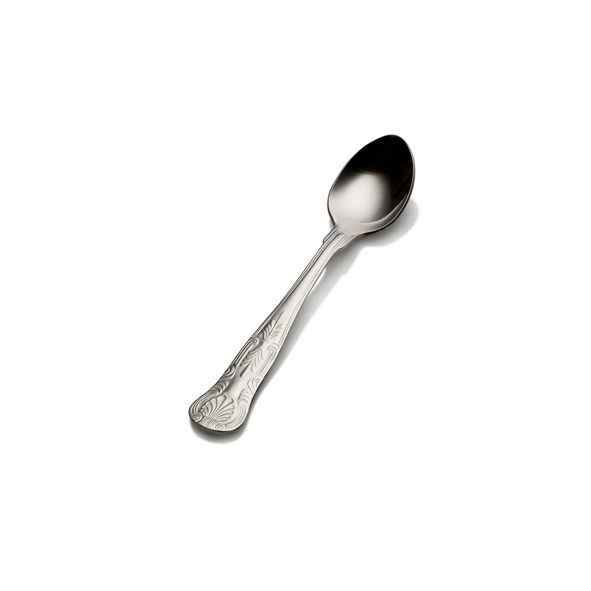 Bon Chef Kings Stainless Steel Teaspoon, Silver, 12/Case - 6 1/4" 18/10 Extra Heavy Weight Teaspoon