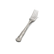 Bon Chef Kings Stainless Steel Teaspoon, Silver, 12/Case - 7 1/16" 18/10 Salad Dessert Fork
