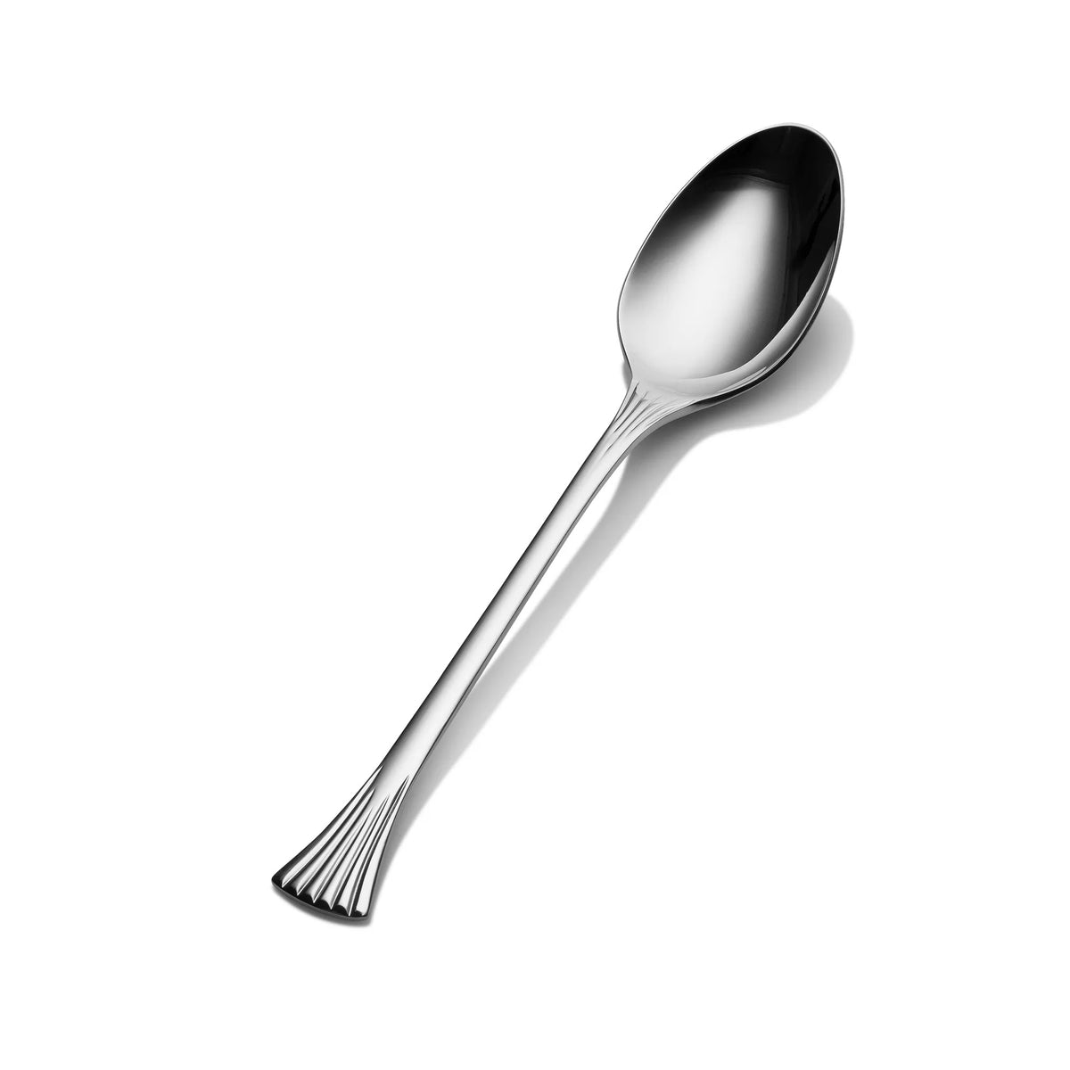 Bon Chef Mimosa Stainless Steel Teaspoon, Silver, 12/Case - 9 3/16"