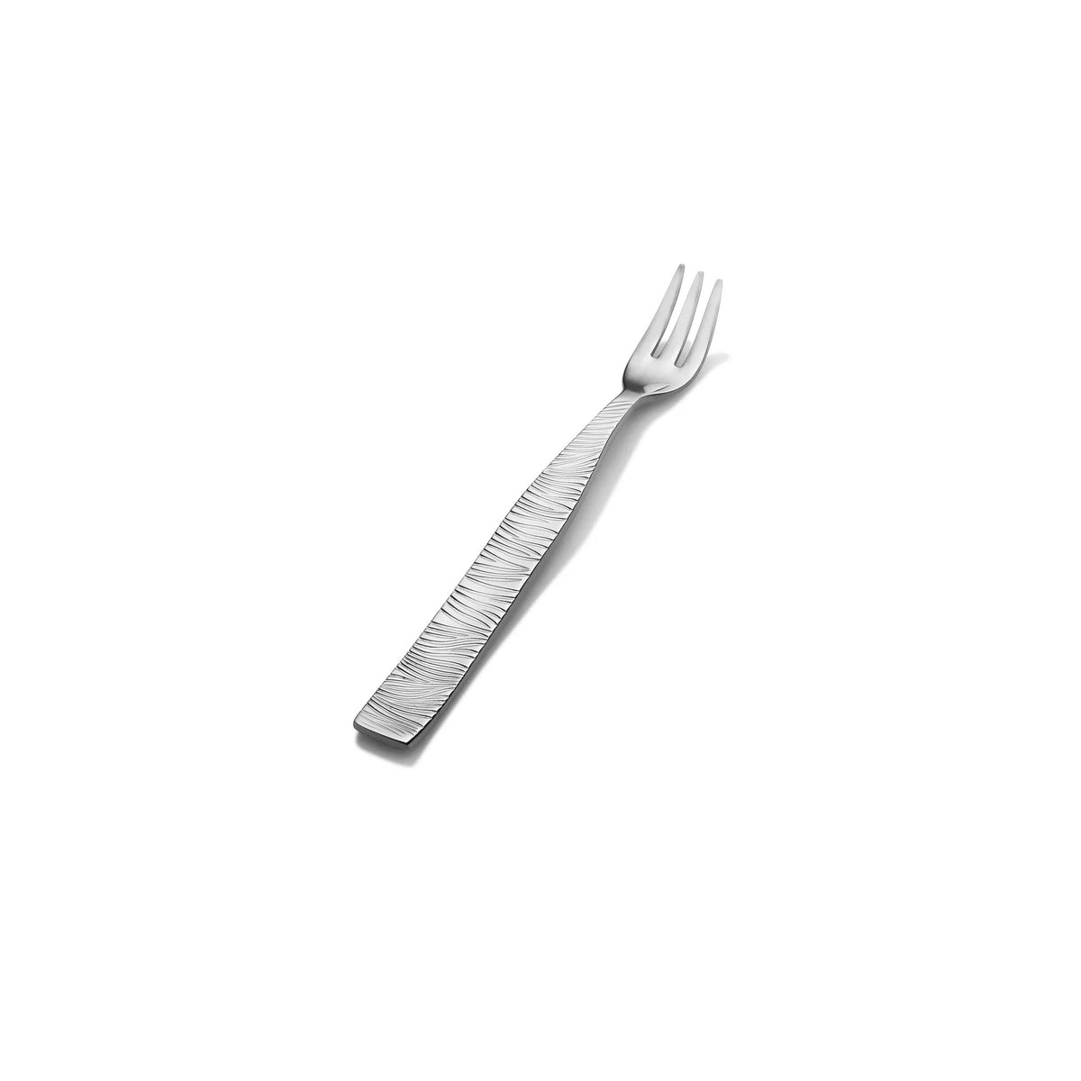 Bon Chef Safari Stainless Steel Teaspoon, Silver, 12/Case - 5 5/8" 18/10 Oyster Cocktail Fork