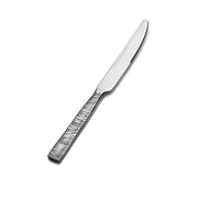 Bon Chef Safari Stainless Steel Teaspoon, Silver, 12/Case - 9 7/8" 13/0 European Size Solid Handle Dinner Knife
